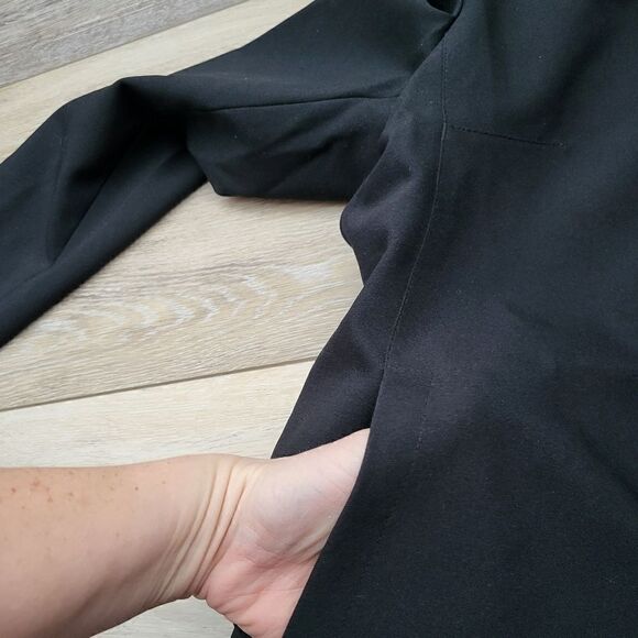 Josephine Chaus Studio  blazer jacket zip up black pockets lined - Picture 11 of 13